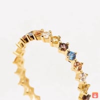 خاتم غضة نسائي 925 فضة صافي أسلوب بسيط حلقة لايتغي...