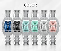 ساعة انيقة نسائية بفصوص الماسية ضد الماء والصدأ