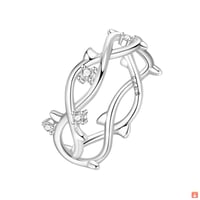 خاتم فضة Orstarry S925 متعدد الستايلات والموديلات