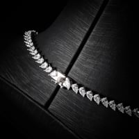 طقم مجوهرات النساء مجموعة أنيقة مطلي بالروديوم