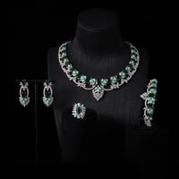 طفم فاخر من الفيروزINJEWELIFE ا للنساء اكسسوارات