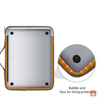 حافظة كمبيوتر محمول متعددة الجيوب لجهاز MacBook Ai...