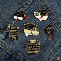 هدية تخرج دبابيس الإبداعية شارة التخرج بدبوس الطلا...