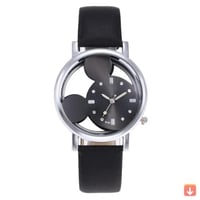 ساعة كوارتز تصميم كرتوني محبب