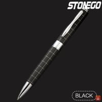 قلم حبر جاف معدني من STONEGO، نقطة متوسطة 1 مم، كت...