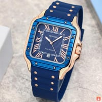 ساعة DENVOSI كوارتز رجالية من السيليكون مقاومة للم...