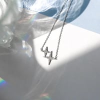 قلادة من 925 فضة بولاريس قلادة رائعة شكل واحدة كبي...