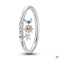 خاتم فضة Orstarry S925 متعدد الستايلات والموديلات