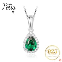 925 فضة قلادة قلادة لا سلسلة المرأة الأحجار الكريم...