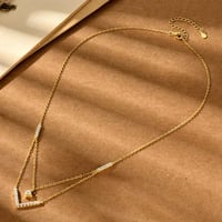 تعليقة من الفضة دورين بفصوص زركونبا كورية