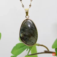 قلادة 1 قطعة الحجر الطبيعي غير النظامية قلادة قلاد...