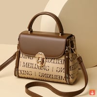 حقائب للنساء، أقفال عصرية مطبوعة باليد، حقيبة مربع...