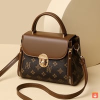 حقائب للنساء، أقفال عصرية مطبوعة باليد، حقيبة مربع...