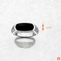 خاتم الخاتم البيضاوي الشكل الجزع أوروبا نمط مجوهرا...