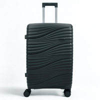 طقم حقائب سفر 3 قطع ضد الكسر رصاصي