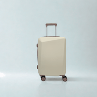 طقم حقائب سفر 5 قطع لون بيج روز