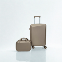 طقم حقائب سفر 5 قطع لون ذهبي