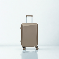 طقم حقائب سفر 5 قطع لون ذهبي