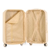 طقم حقائب سفر 7 قطع لون بيج بيج