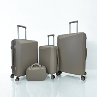 طقم حقائب سفر 5 قطع لون رمادي زيتوني