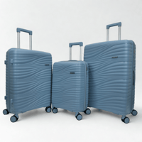 طقم حقائب سفر 3 قطع ضد الكسر سماوي