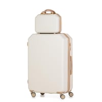 طقم حقائب سفر 7 قطع لون اوف وايت بني