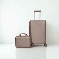 طقم حقائب سفر 5 قطع لون روز