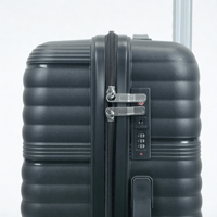 طقم حقائب سفر 3 قطع ضد الكسر أسود