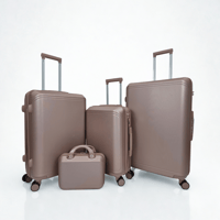 طقم حقائب سفر 5 قطع لون روز