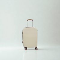 طقم حقائب سفر 5 قطع لون بيج روز