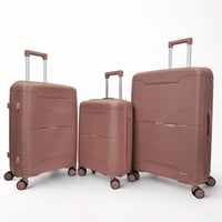 طقم حقائب سفر 3 قطع ضد الكسر روز