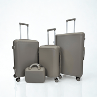 طقم حقائب سفر 5 قطع لون رمادي زيتوني