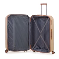 طقم حقائب سفر 7 قطع لون بيج روز