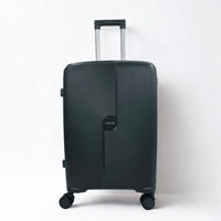 طقم حقائب سفر 3 قطع ضد الكسر رصاصي