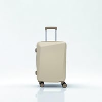 طقم حقائب سفر 5 قطع لون بيج ذهبي