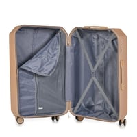 طقم حقائب سفر 7 قطع لون ذهبي