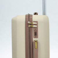 طقم حقائب سفر 5 قطع لون بيج روز