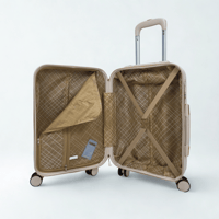 طقم حقائب سفر 5 قطع لون بيج