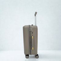 طقم حقائب سفر 5 قطع لون رمادي زيتوني