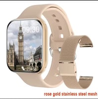 Rose gold stainless steel mesh
