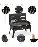 شواية فحم محمولة في الهواء الطلق قابلة للطي شواية...