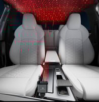 شاحن سيارة 120 واط مع إضاءة ليزر وكابلات مدمجة من...