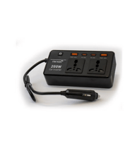 محول كهرباء سيارة 200 واط من TiKNAL بمنفذين AC و4...