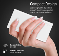 Promate باور بانك ذكي مدمج - 20000 مللي أمبير - أب...