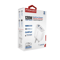 راس جداري 120 واط بمنفذين تايب سي ويواس بي - ابيض...