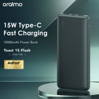 حبتين باور بانك أورايمو توست 15 فلاش USB-C ومنفذين...