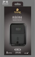 Zoom Plus بنك طاقة بسعة 10000 مللي أمبير/ساعة مع ش...