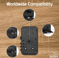 راس دولي ب5 اشكال 70 واط بمنفذ تايب سي و2منفذ يواس...