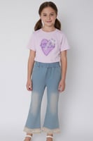 طقم مكون من قطعتين ( بنات ) لونين