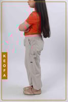 بنطلون جينز رمادي ولادي